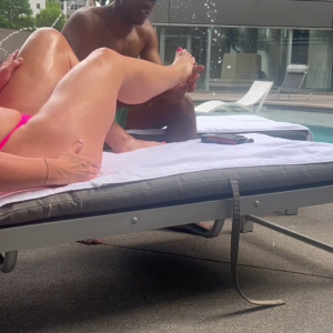 Phat ass white married blonde and her younger black boyfriend