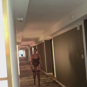 Sexy white wife in stockings and BBC guy in the hotel