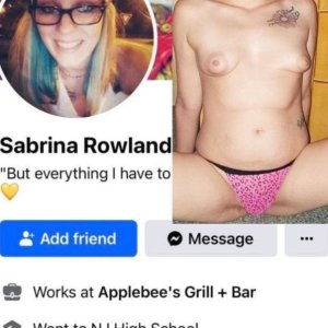 Sabrina Rowland fully exposed here And she is totally unaware lol