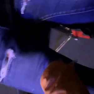 Horny blond takes black cum